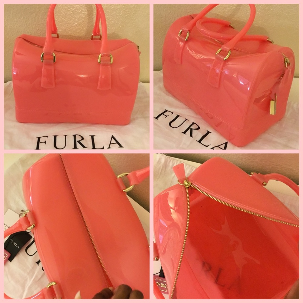 Furla Coral Patent Satchel